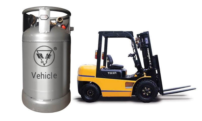 Forklift LPG Gas Cylinder For Vehicle