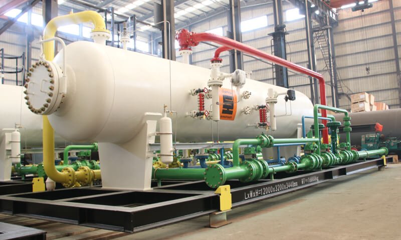 Skid mounted pressure vessel -1