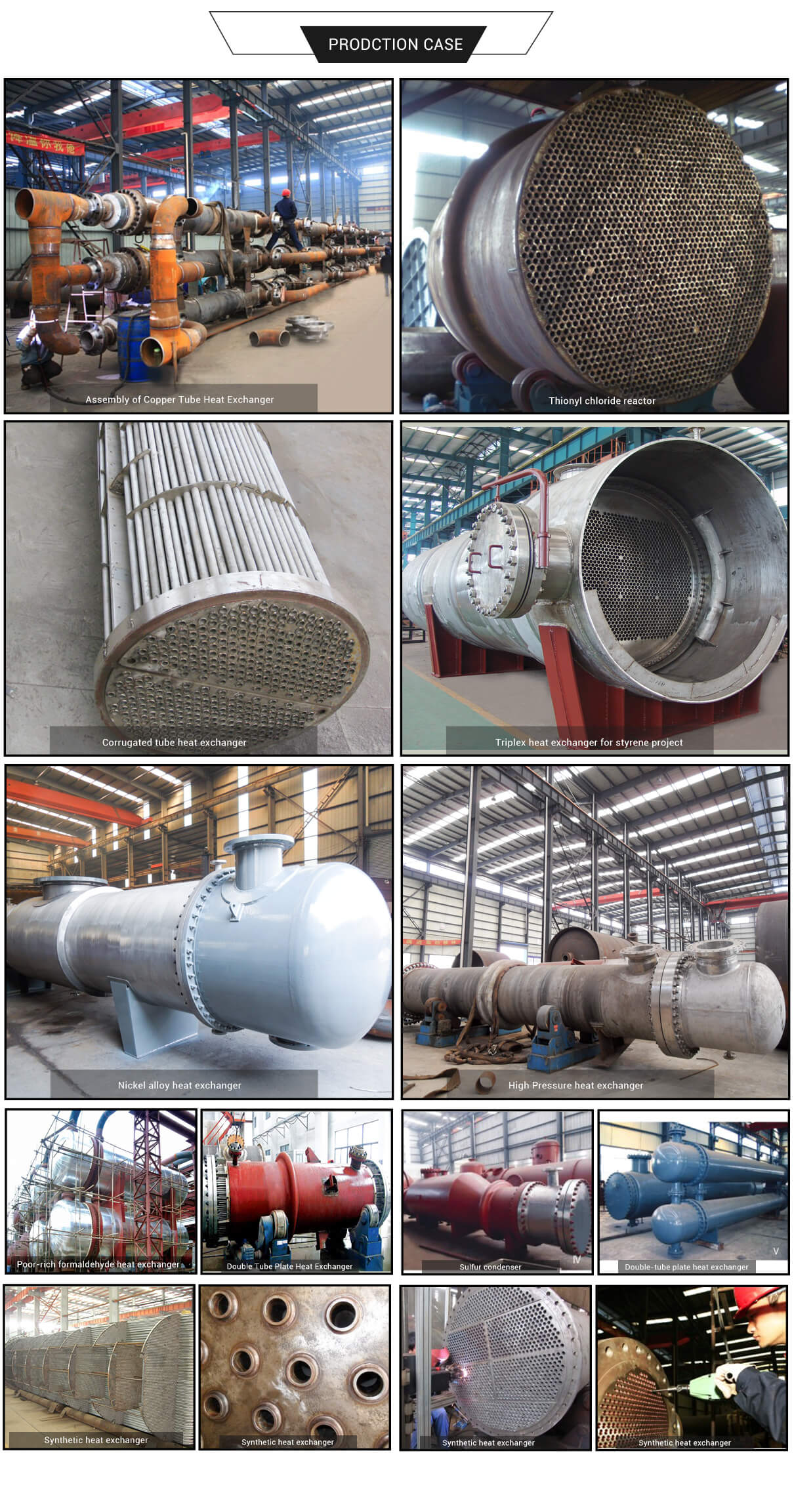 heat exchanger case